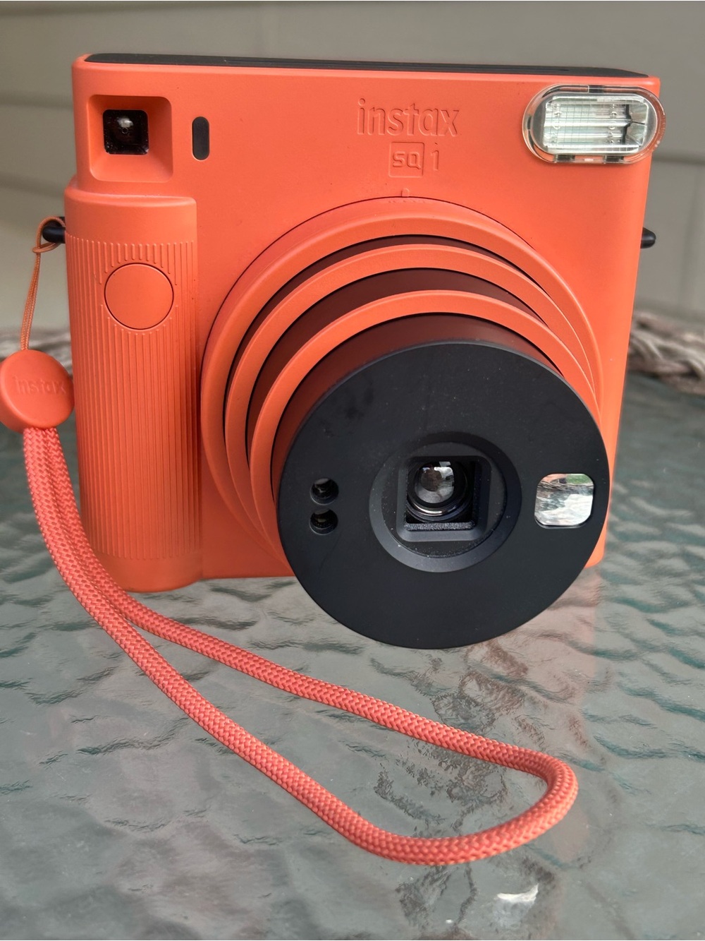 Fujifilm Instax SQ1 Terracotta Orange Instant Camera. WORKING! New Batteries